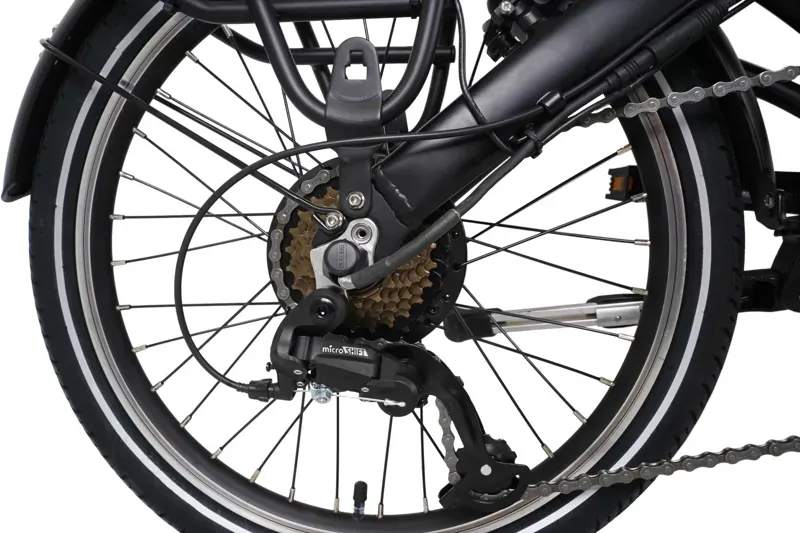 Falcon Flow Electric Folding Bike Black one size-3