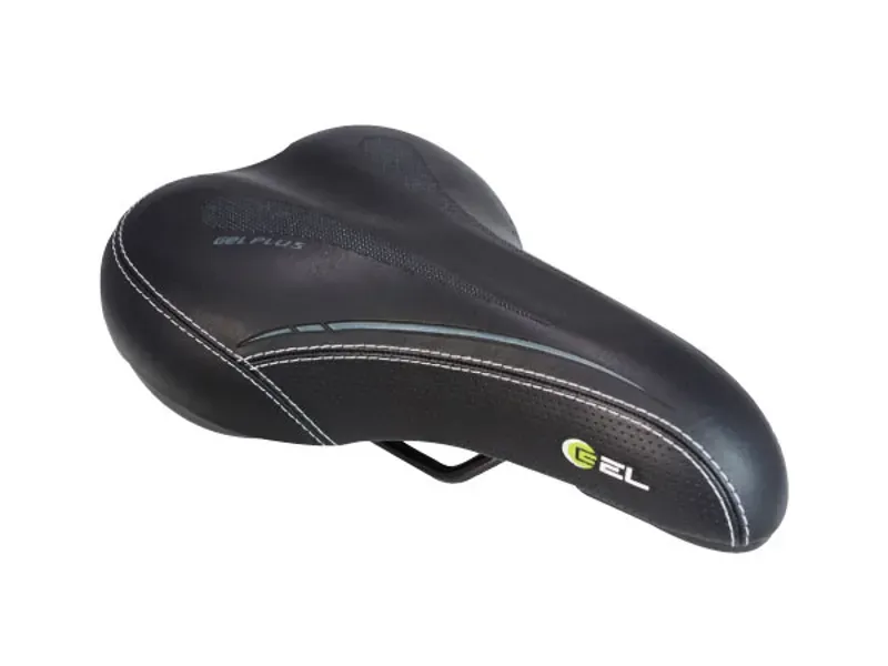 DDK NEG Gel Plus Deluxe Ladies Saddle in Black
