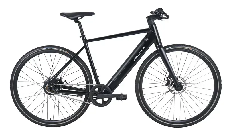 Falcon Zone Electric Hybrid Bike in Black