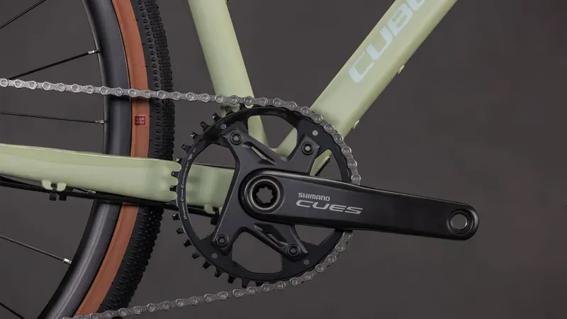 Cube Nuroad Pro Gravel Bike In Pea/Grey-4