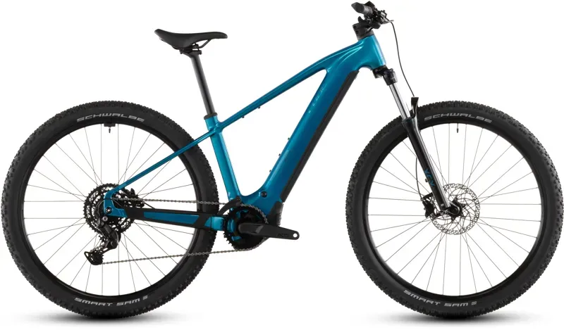 Cube Reaction Hybrid Performance 600 E-MTB in Electric Blue/Dazzle