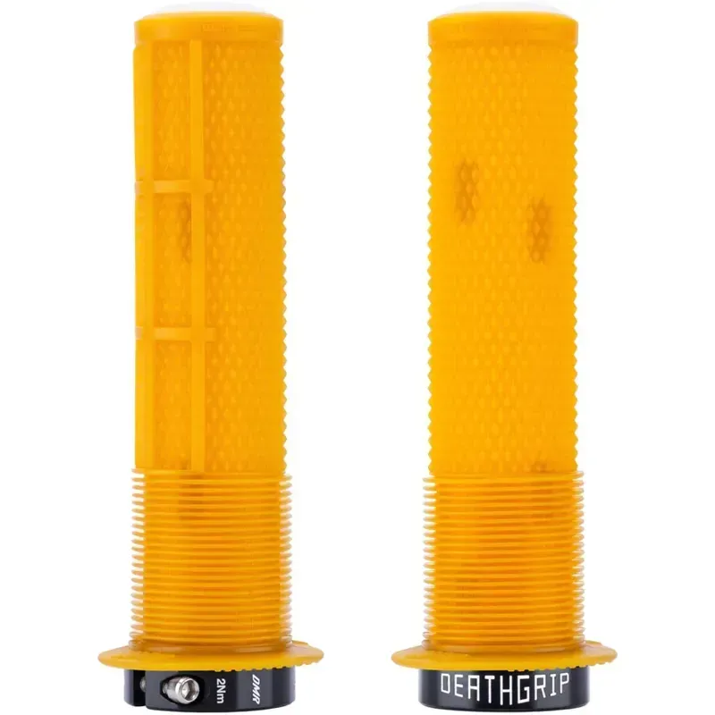 DMR DeathGrip 2 Flanged Thin MTB Handlebar Grips in Gum Marble