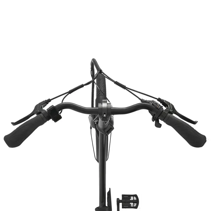 Falcon Breeze Low Step Electric Folding Bike in Black-4