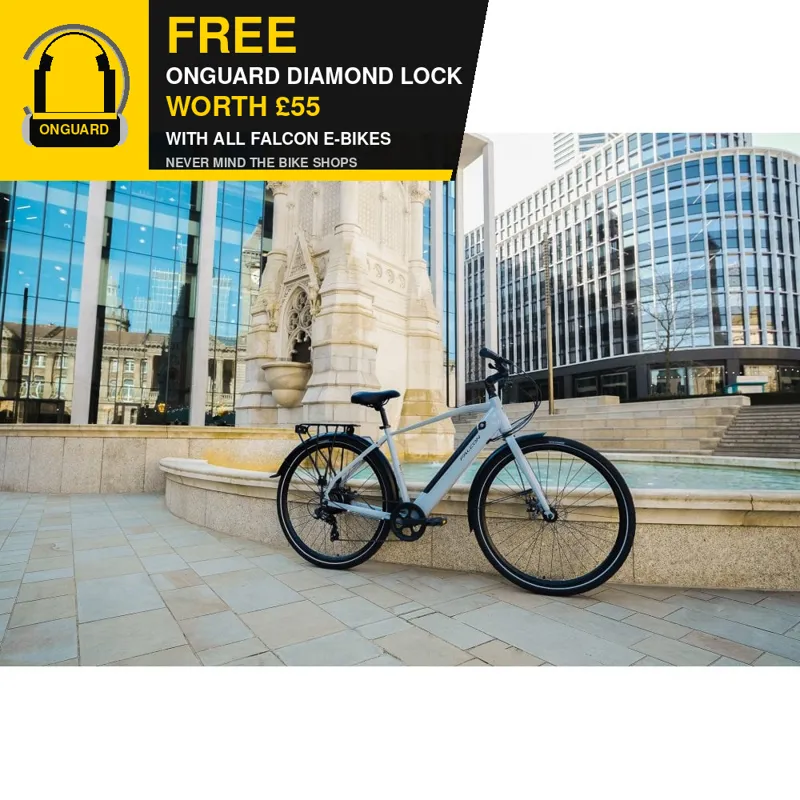 Falcon Liberty Crossbar Electric Hybrid Bike in Primer Grey-9