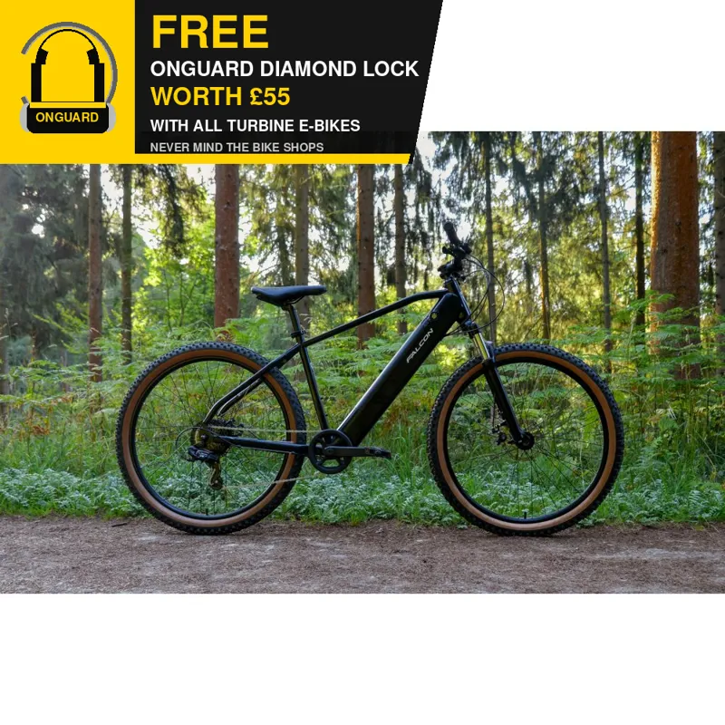 Falcon Turbine 27.5-inch Electric Mountain Bike in Black-5