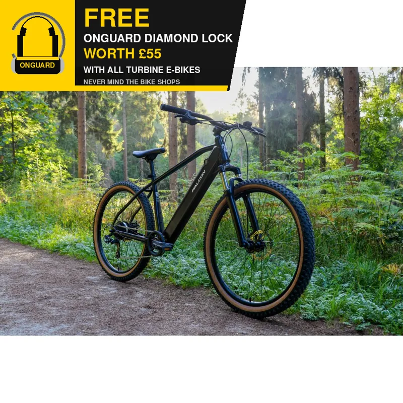 Falcon Turbine 27.5-inch Electric Mountain Bike in Black-7